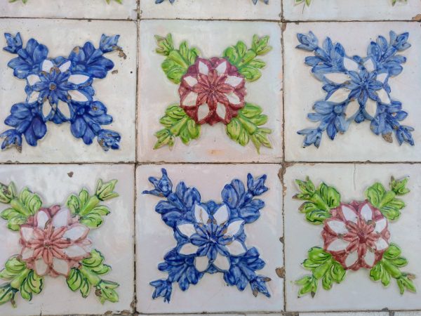 azulejos flores de epoca