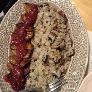 carne con arroz